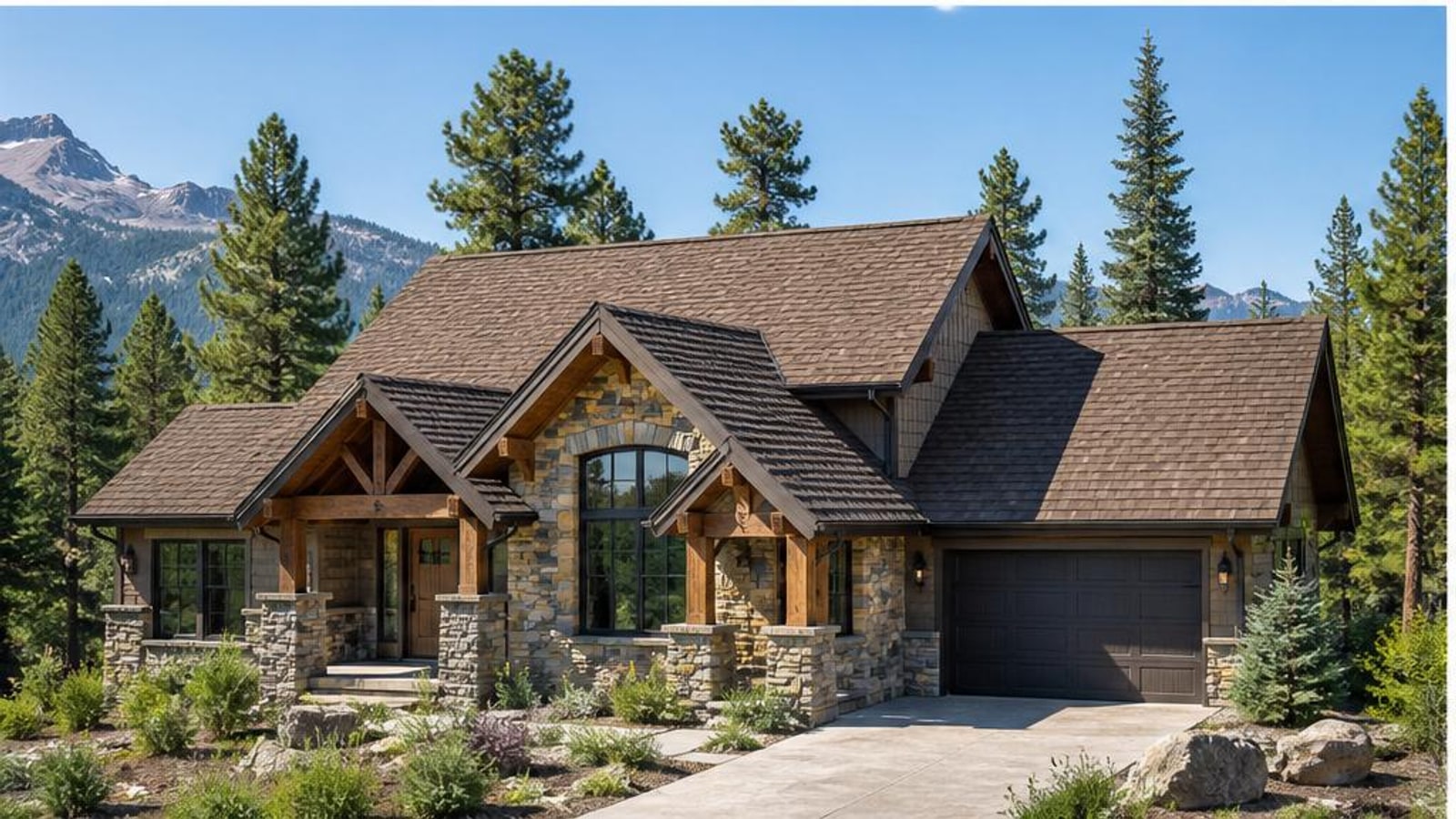 Residential asphalt shingle roof on a local home